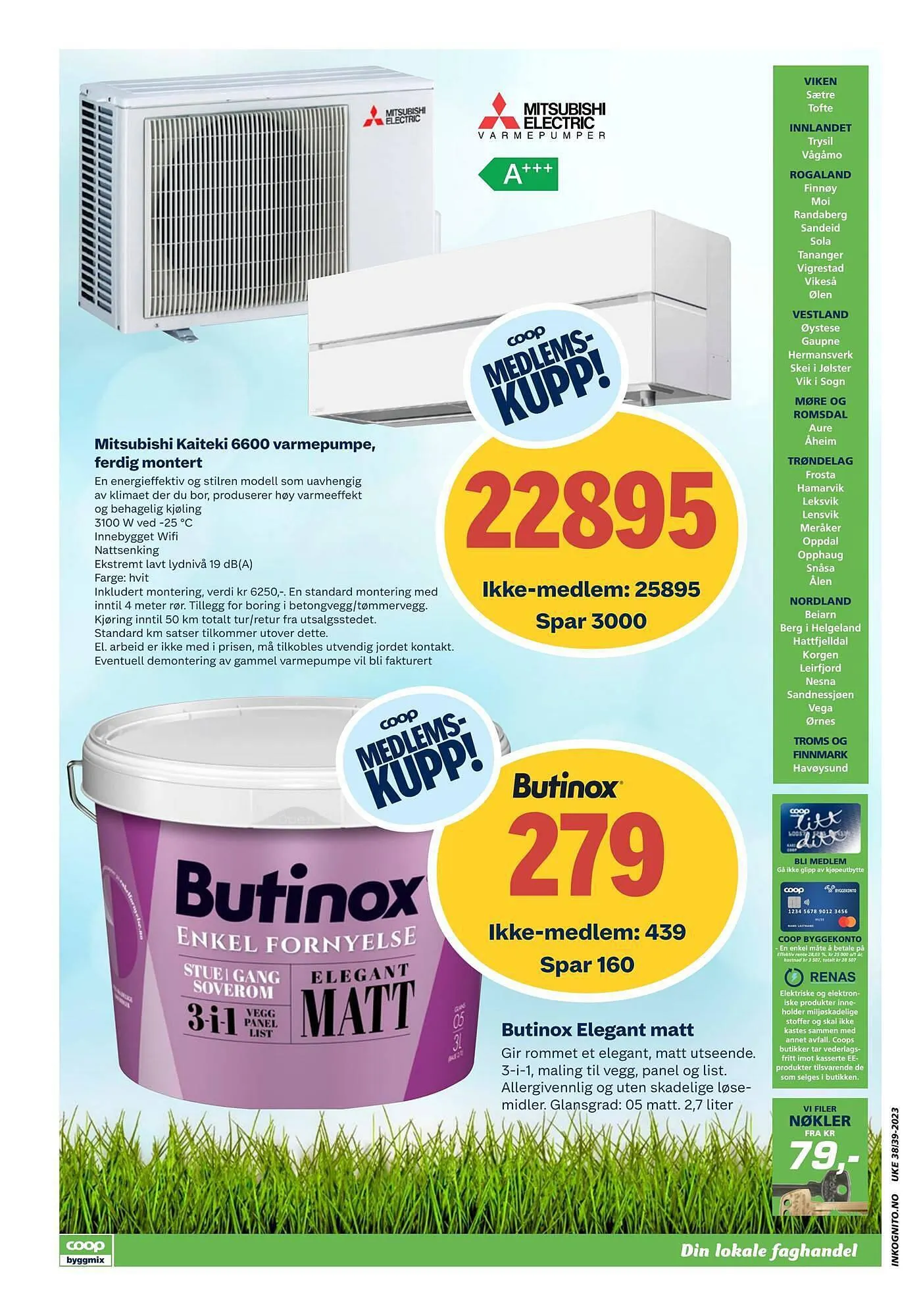 Coop Byggmix Kundeavis fra 16. september til 30. september 2023 - kundeavisside 8