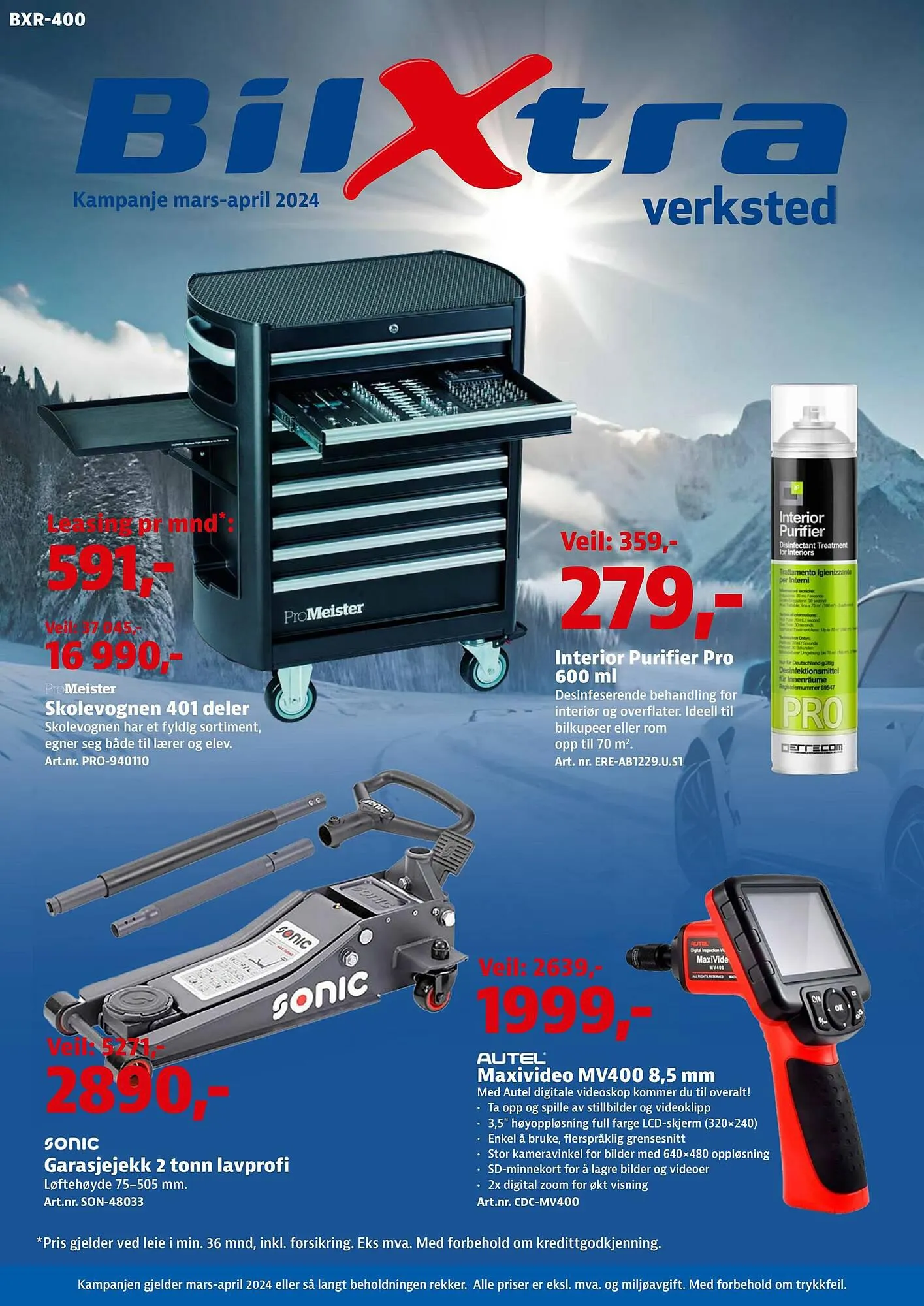 Bilxtra Kundeavis fra 1. mars til 30. april 2024 - kundeavisside