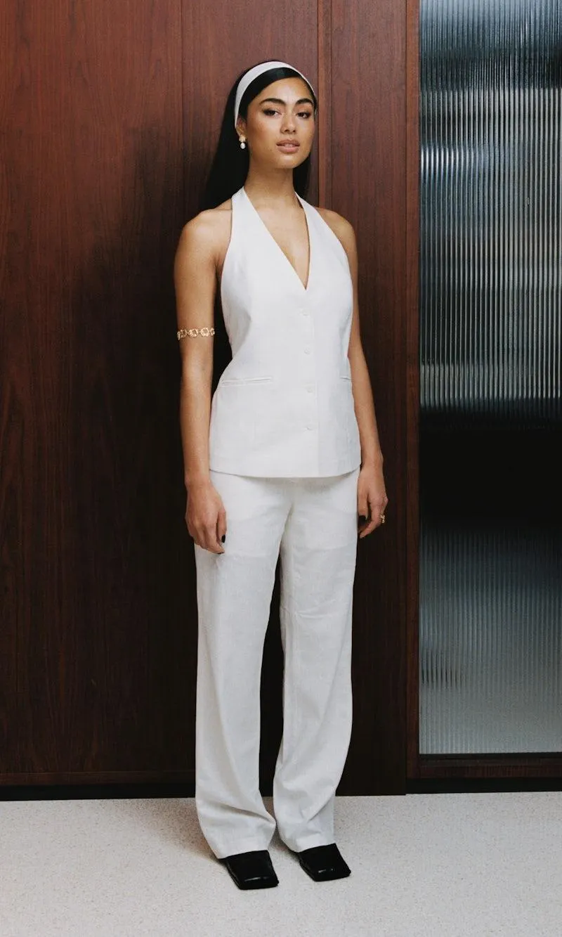 Maddie straight linbukse