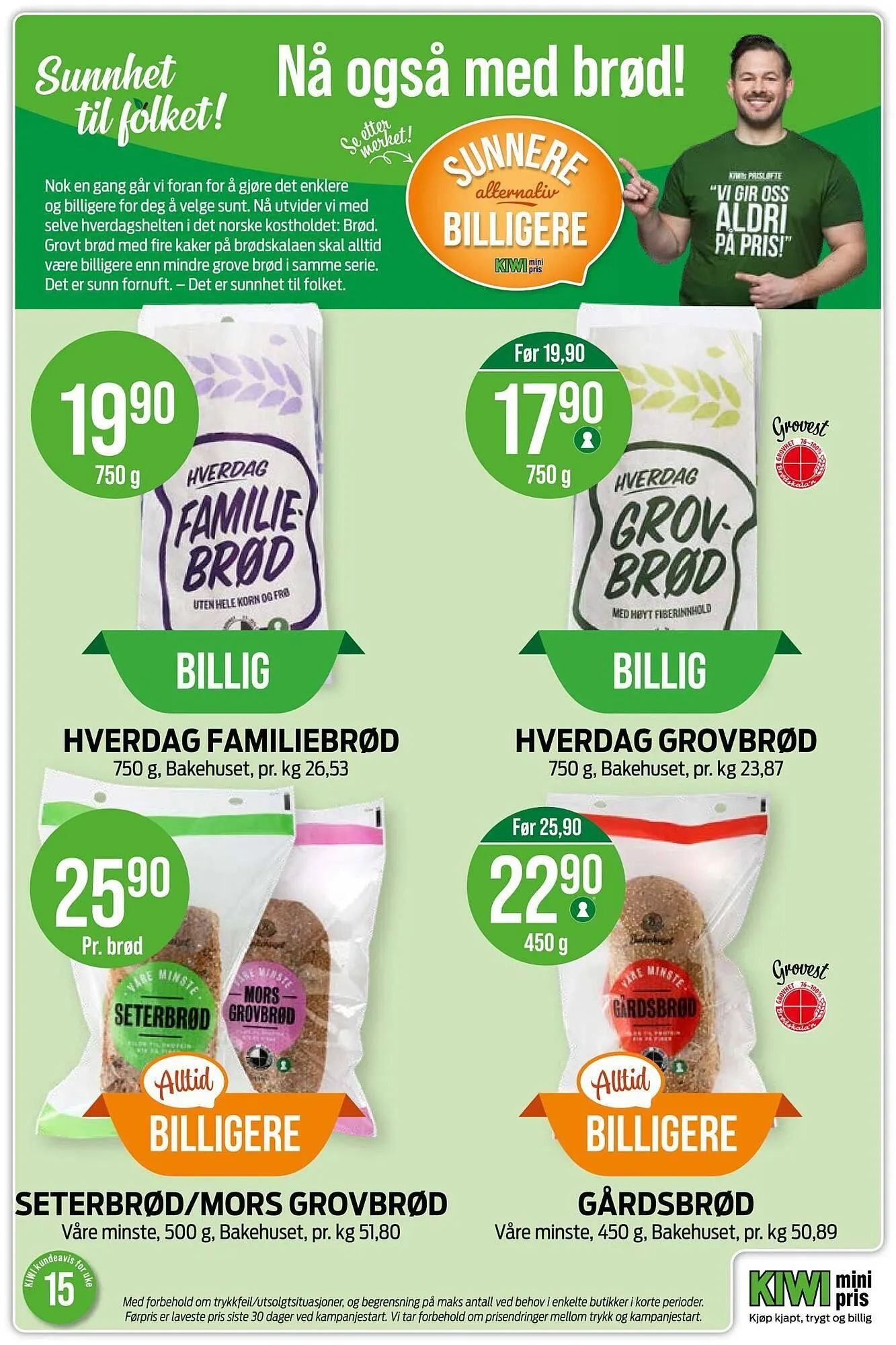 Kiwi kundeavis fra 6. april til 12. april 2026 - kundeavisside 6