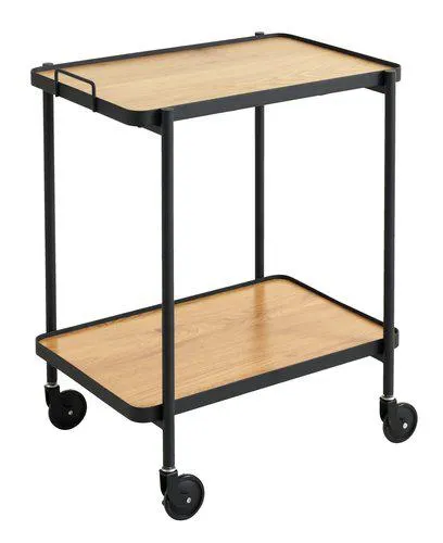 Trillebord GANGSTED eik/svart