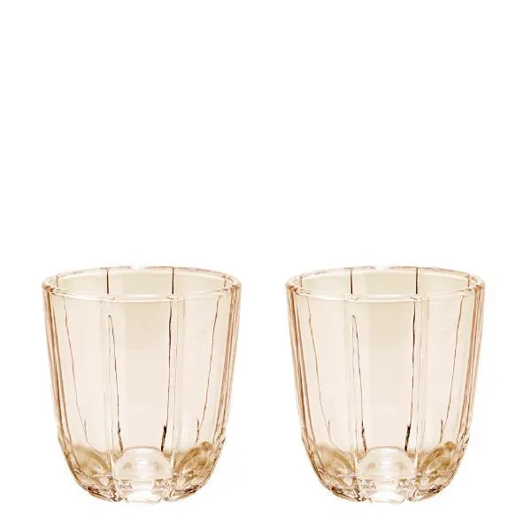 Lily vannglass 32 cl 2 stk toffee rose