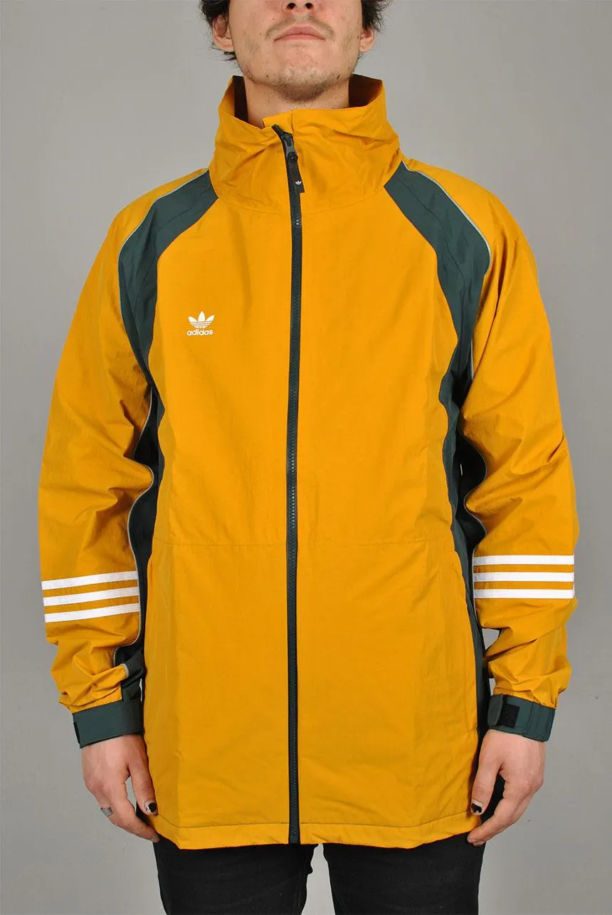 Adidas 10K DNA Jacket, Legacy Gold/Green/White