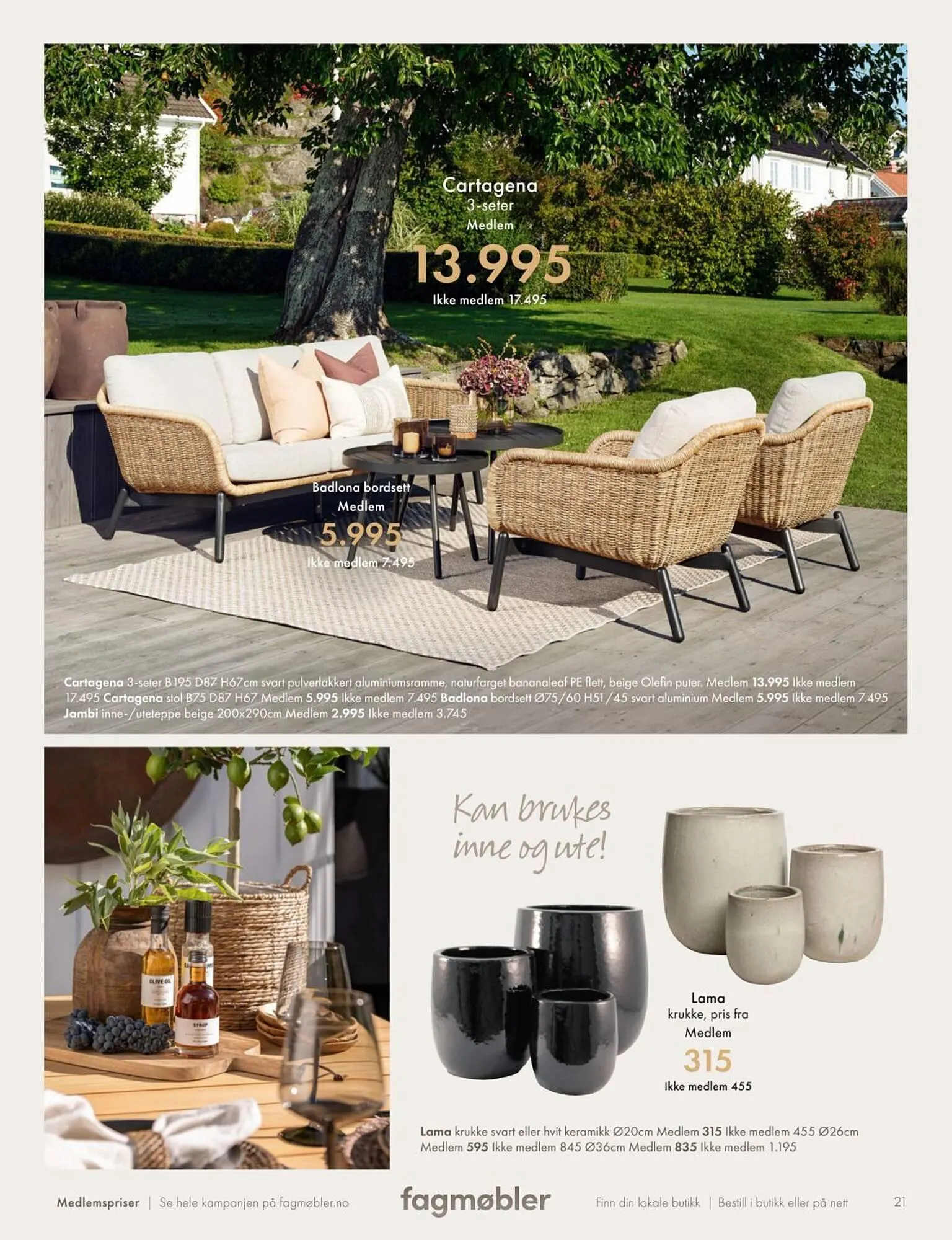 Fagmøbler Kundeavis fra 20. februar til 30. september 2025 - kundeavisside 21