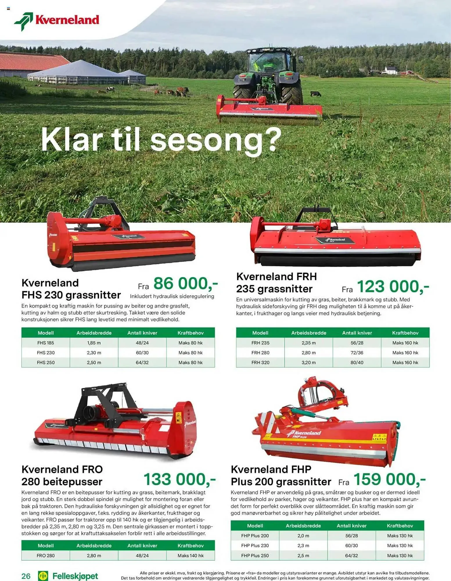 Felleskjøpet Kundeavis fra 9. mai til 31. desember 2025 - kundeavisside 26