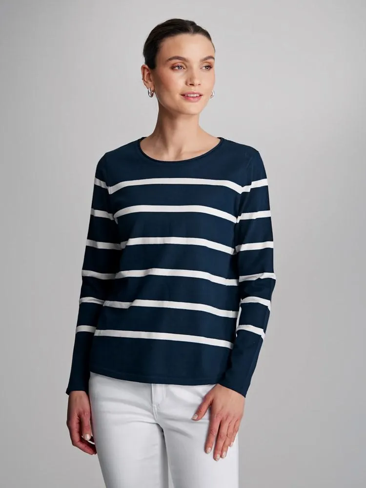 Lucilla stripet genser