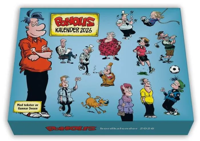 Pondus bordkalender 2026