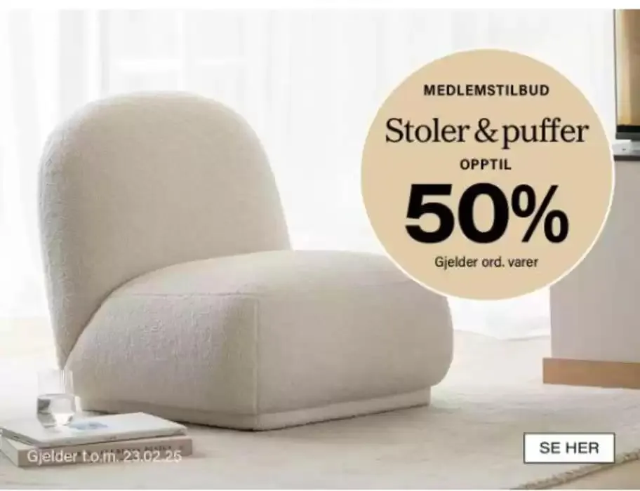 40% fra 22. januar til 23. februar 2025 - kundeavisside 2