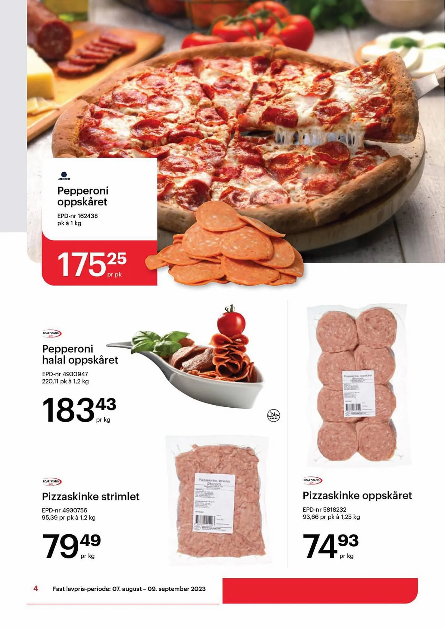 Storcash Kundeavis fra 7. august til 9. september 2023 - kundeavisside 4