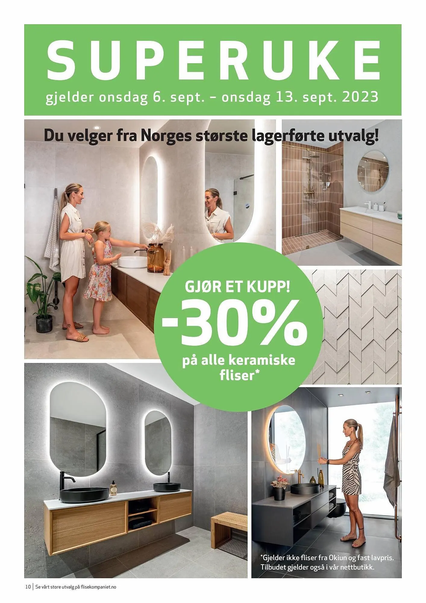 Flisekompaniet Kundeavis fra 6. september til 10. oktober 2023 - kundeavisside 10