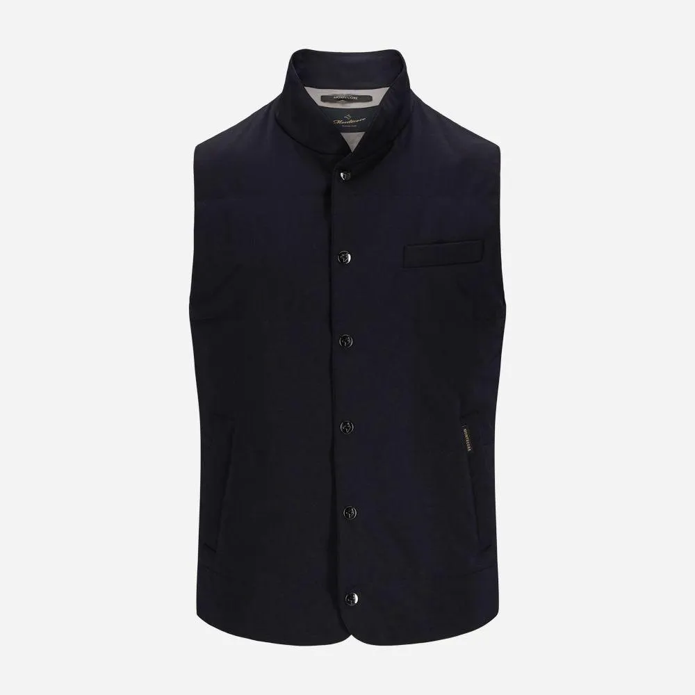 Gilet Buttons - Dark Blue