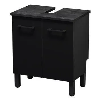 SERVANTSKAP BATH DELUXE CAMDEN BASE SVART 56CM