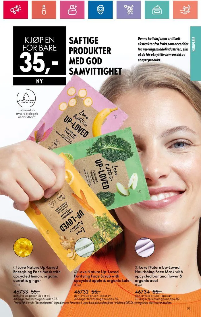 ORIFLAME Kundeavis fra 20. juni til 4. juli 2024 - kundeavisside 71