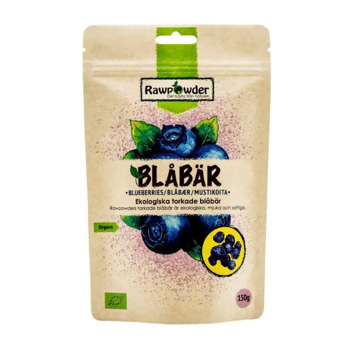 Rawpowder Tørkede Blåbær