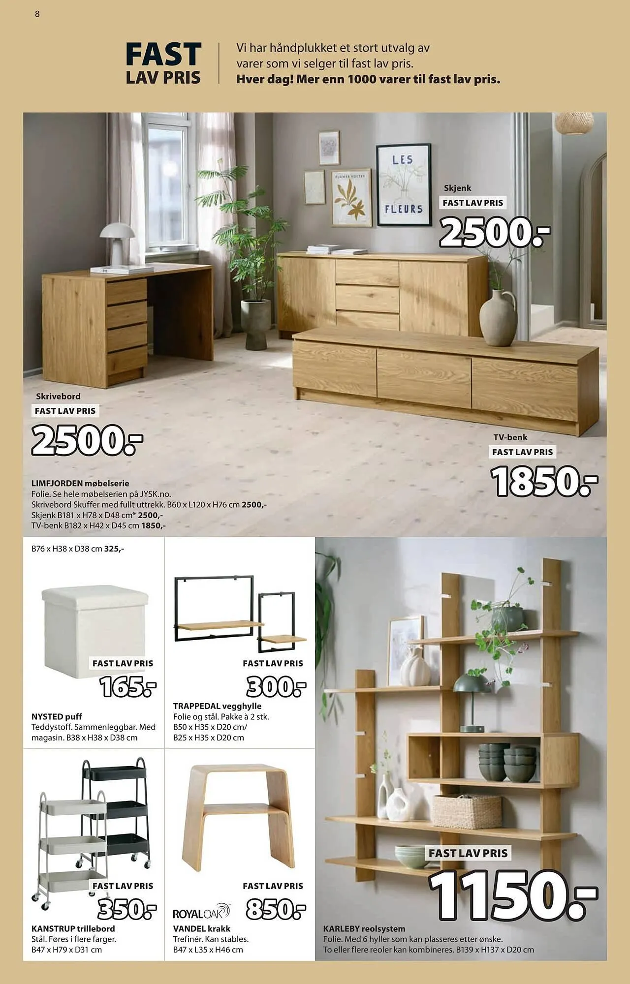JYSK kundeavis fra 23. februar til 1. mars 2026 - kundeavisside 8