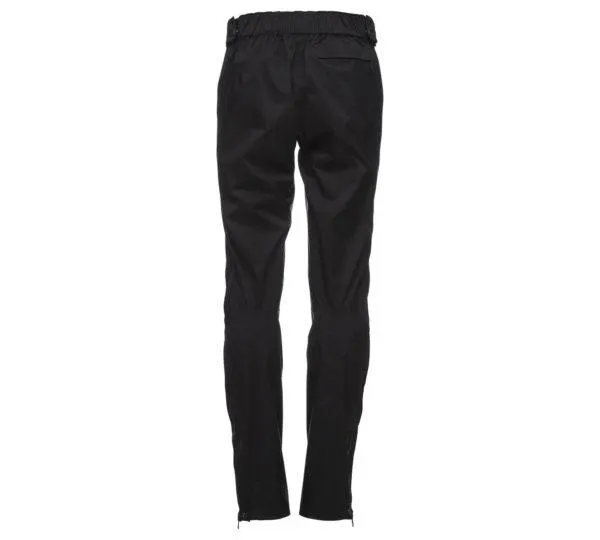 Black Diamond Womens Stormline Strtch Fz Rn Pants Black