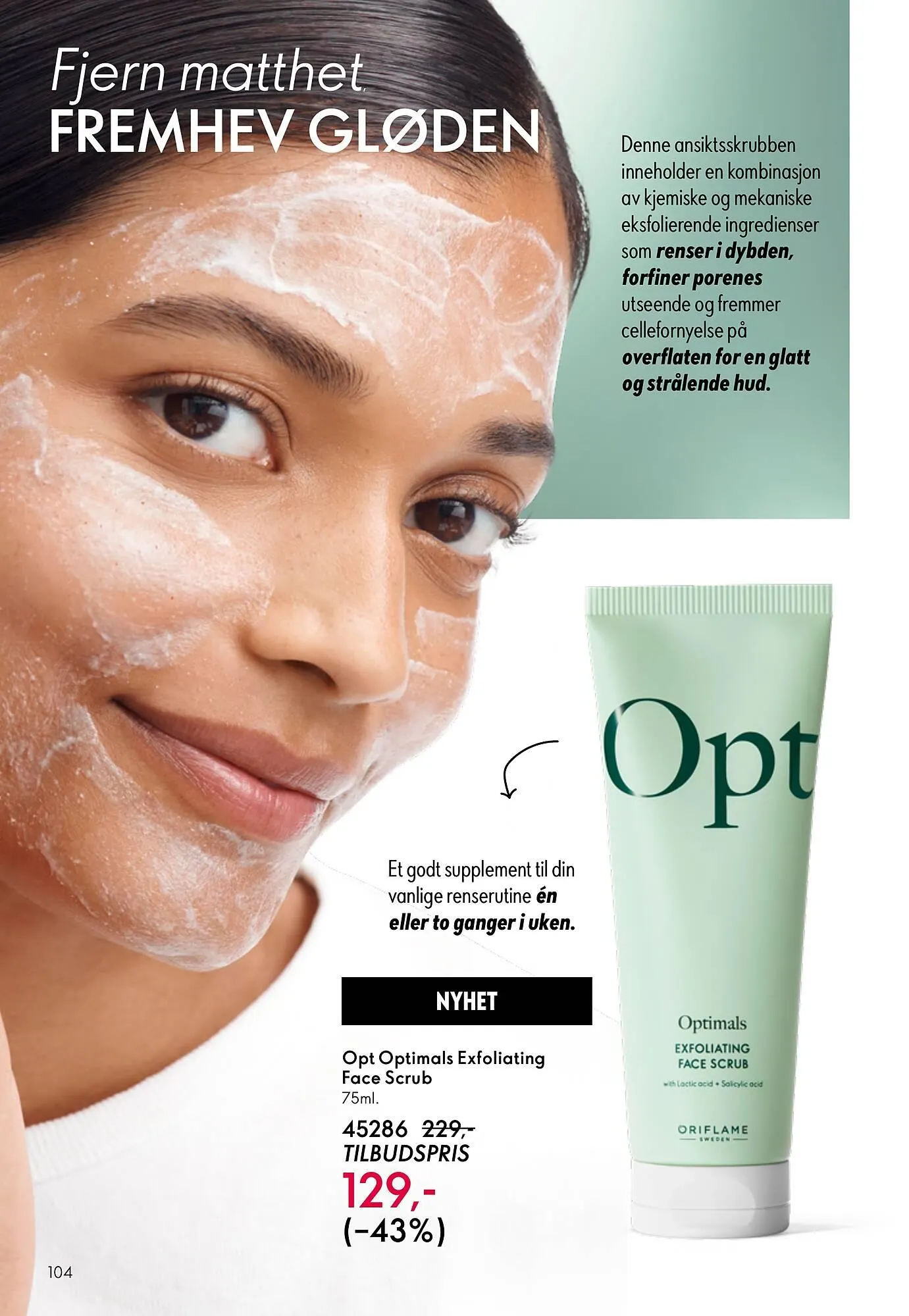 Oriflame katalog fra 18. februar til 10. mars 2026 - kundeavisside 104