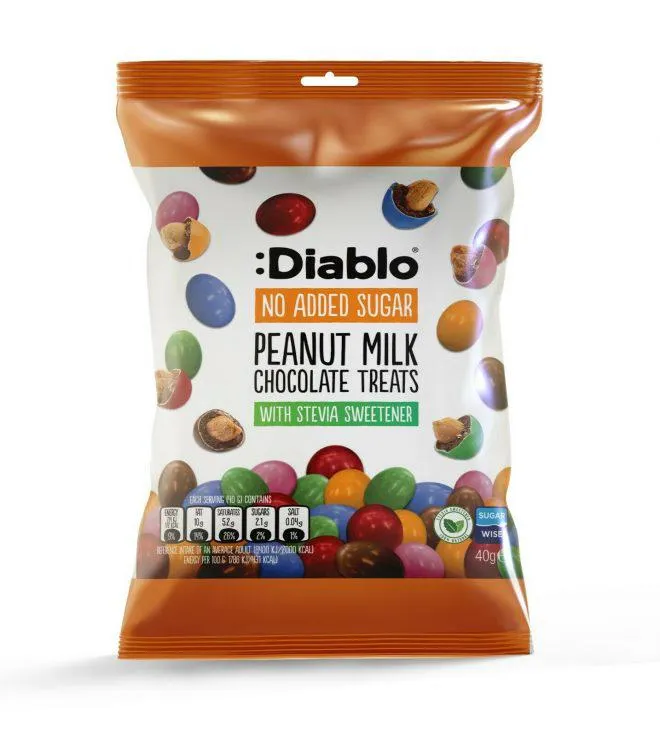 Diablo peanøtter med sjokoladetrekk 40 g