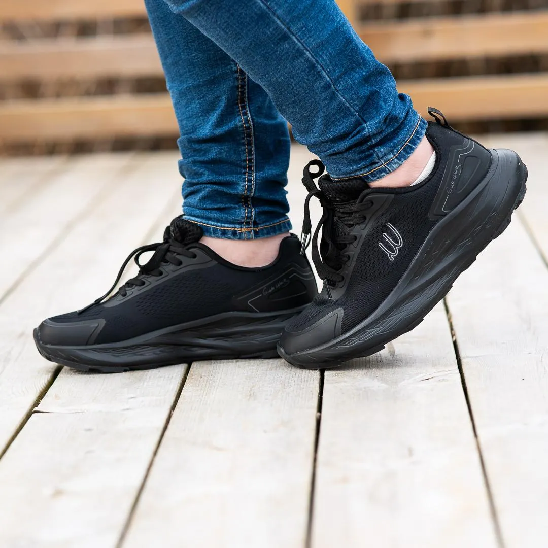 Grete Waitz fritidssko – sort, unisex