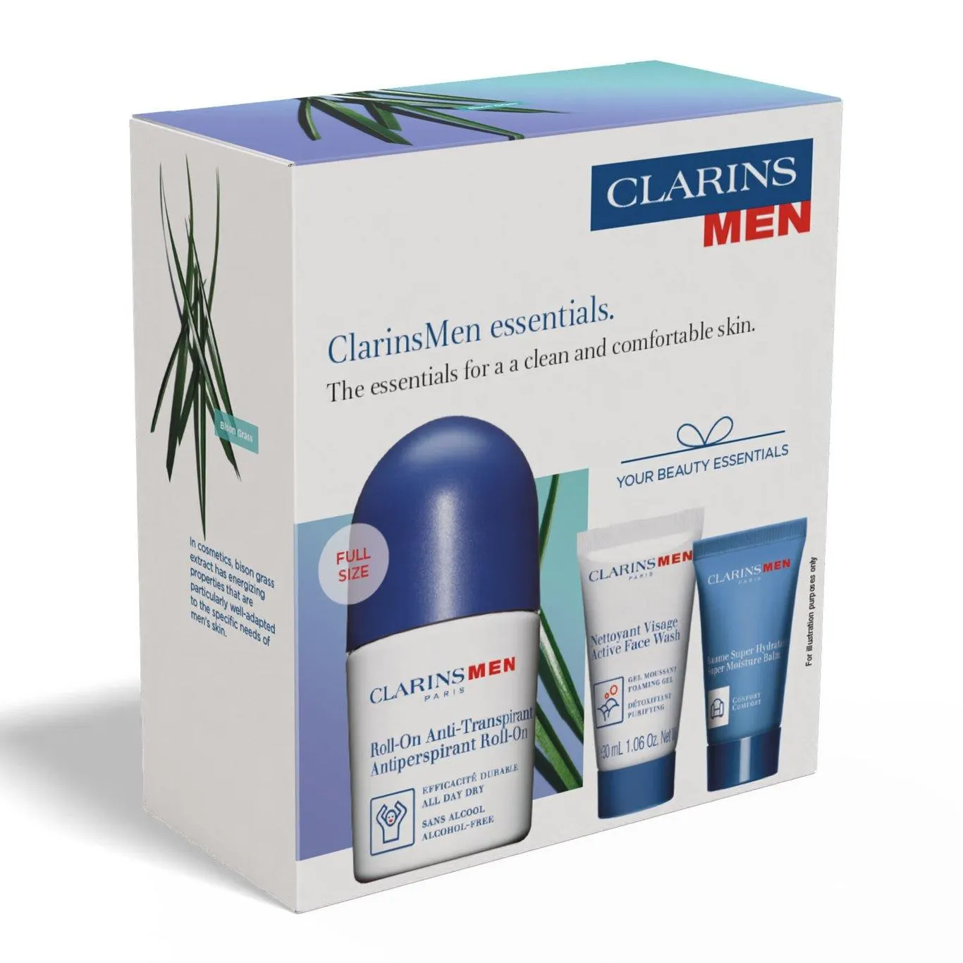 Clarins ClarinsMen Essentials Gavesett (Verdi 402,-) - 92ml
