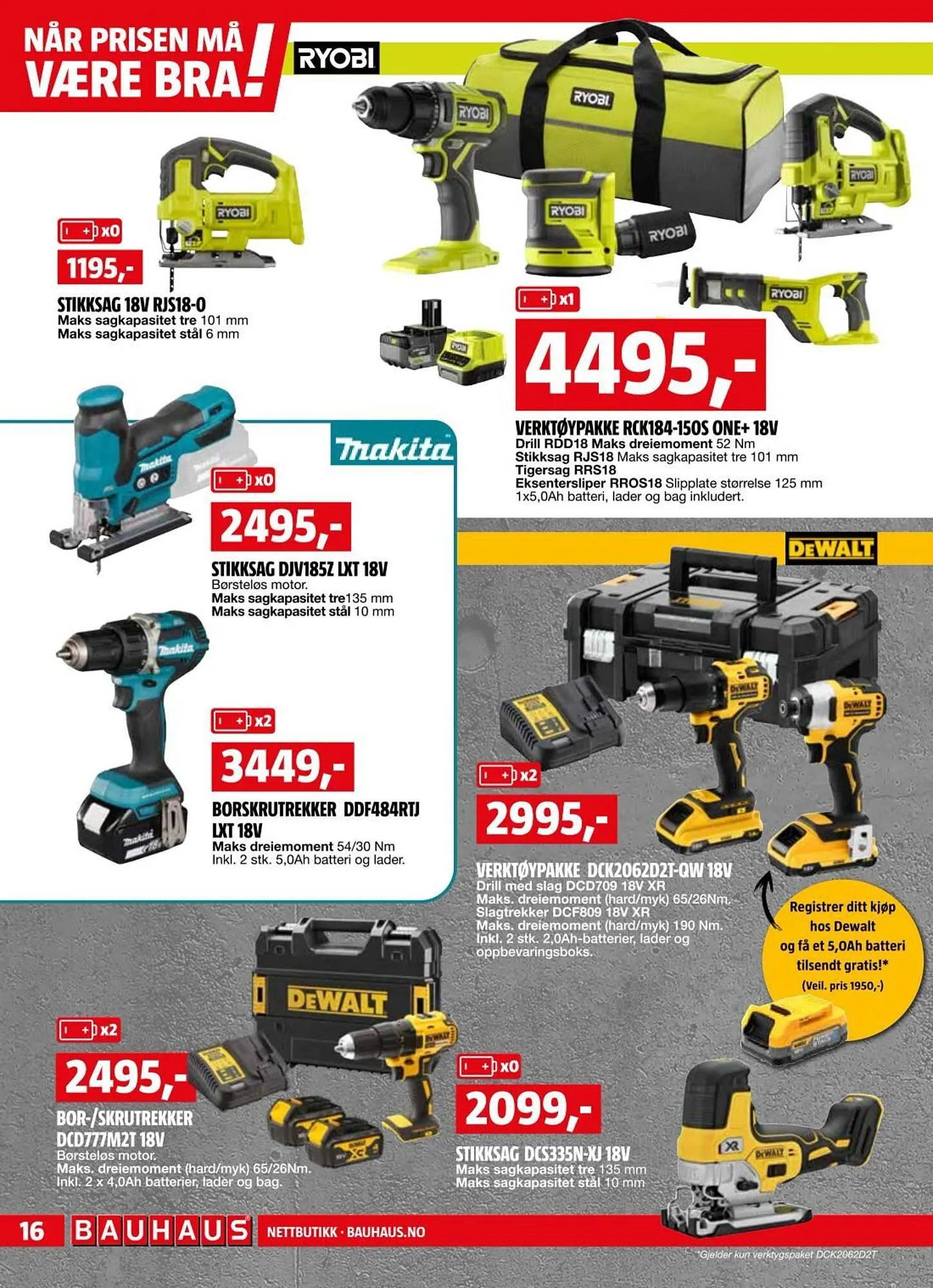 Bauhaus Kundeavis fra 3. mars til 16. mars 2025 - kundeavisside 16