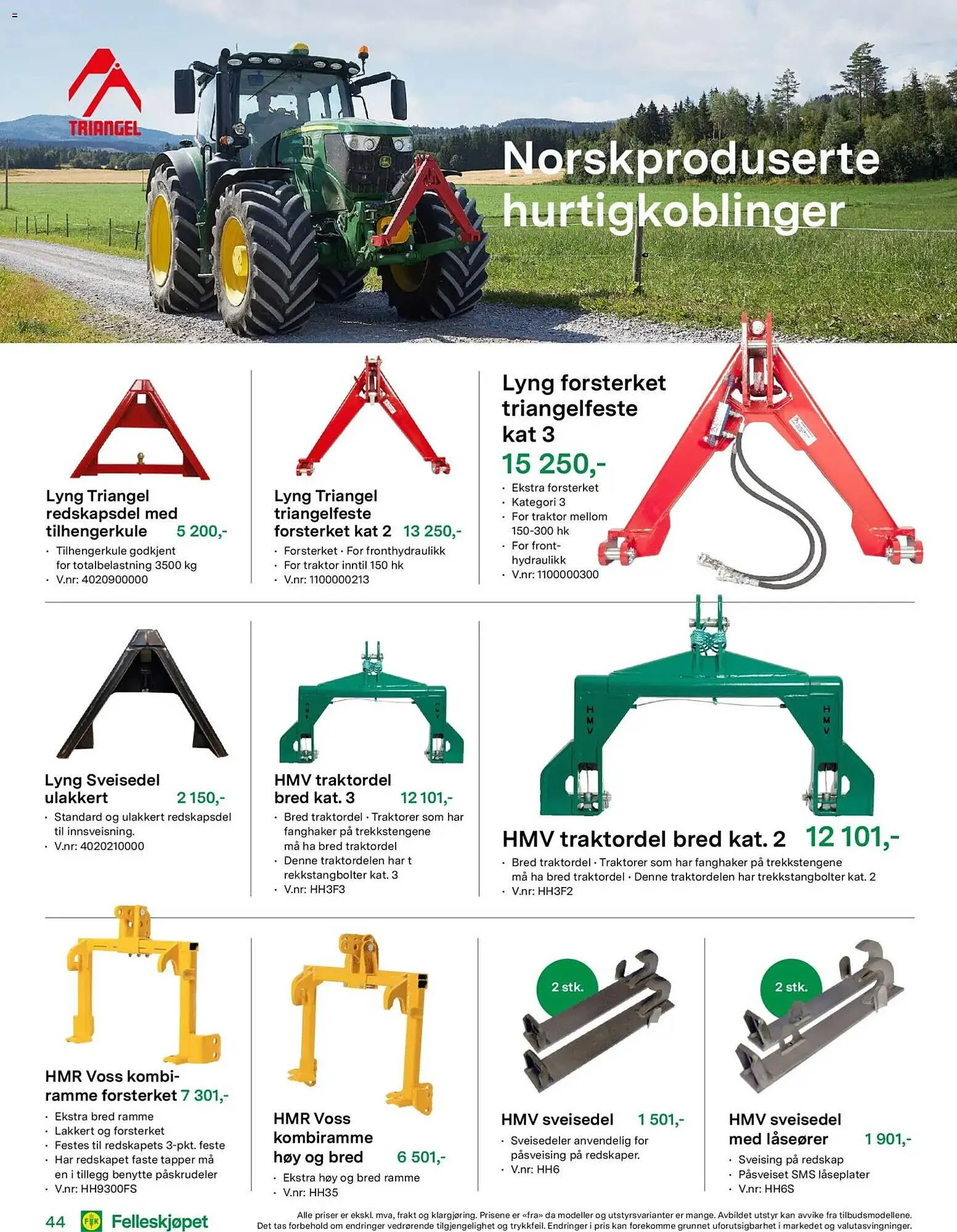 Felleskjøpet kundeavis fra 15. april til 3. januar 2027 - kundeavisside 44