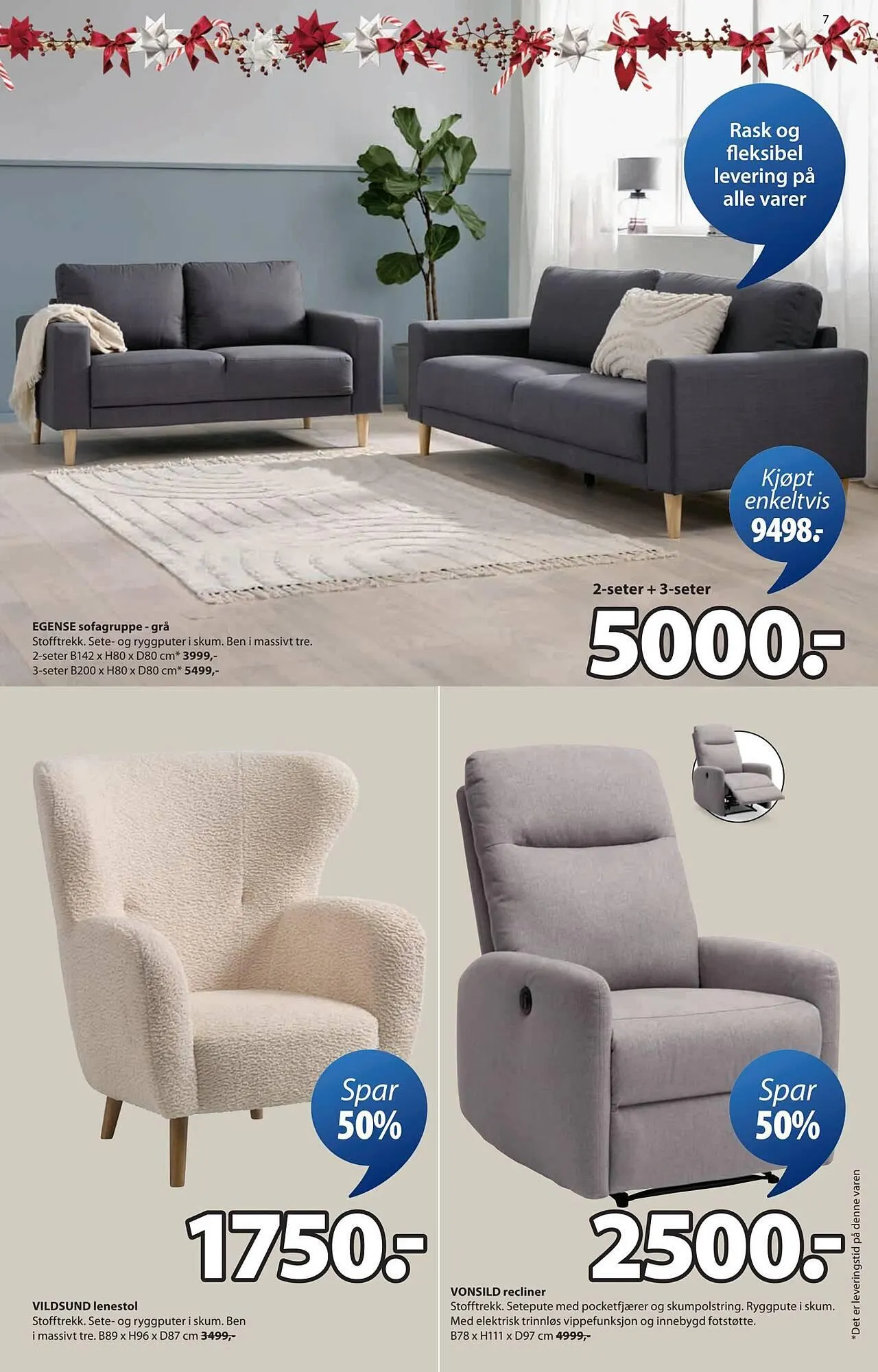 JYSK kundeavis fra 15. desember til 23. desember 2025 - kundeavisside 7