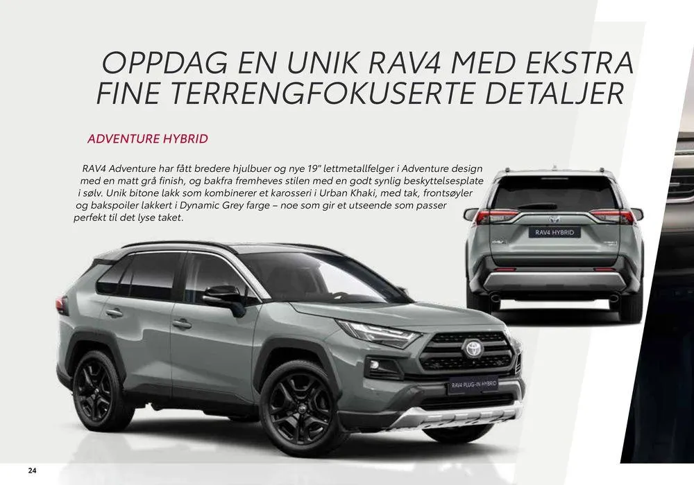RAV4 Hybrid Kundeavis fra 14. august til 14. august 2025 - kundeavisside 24
