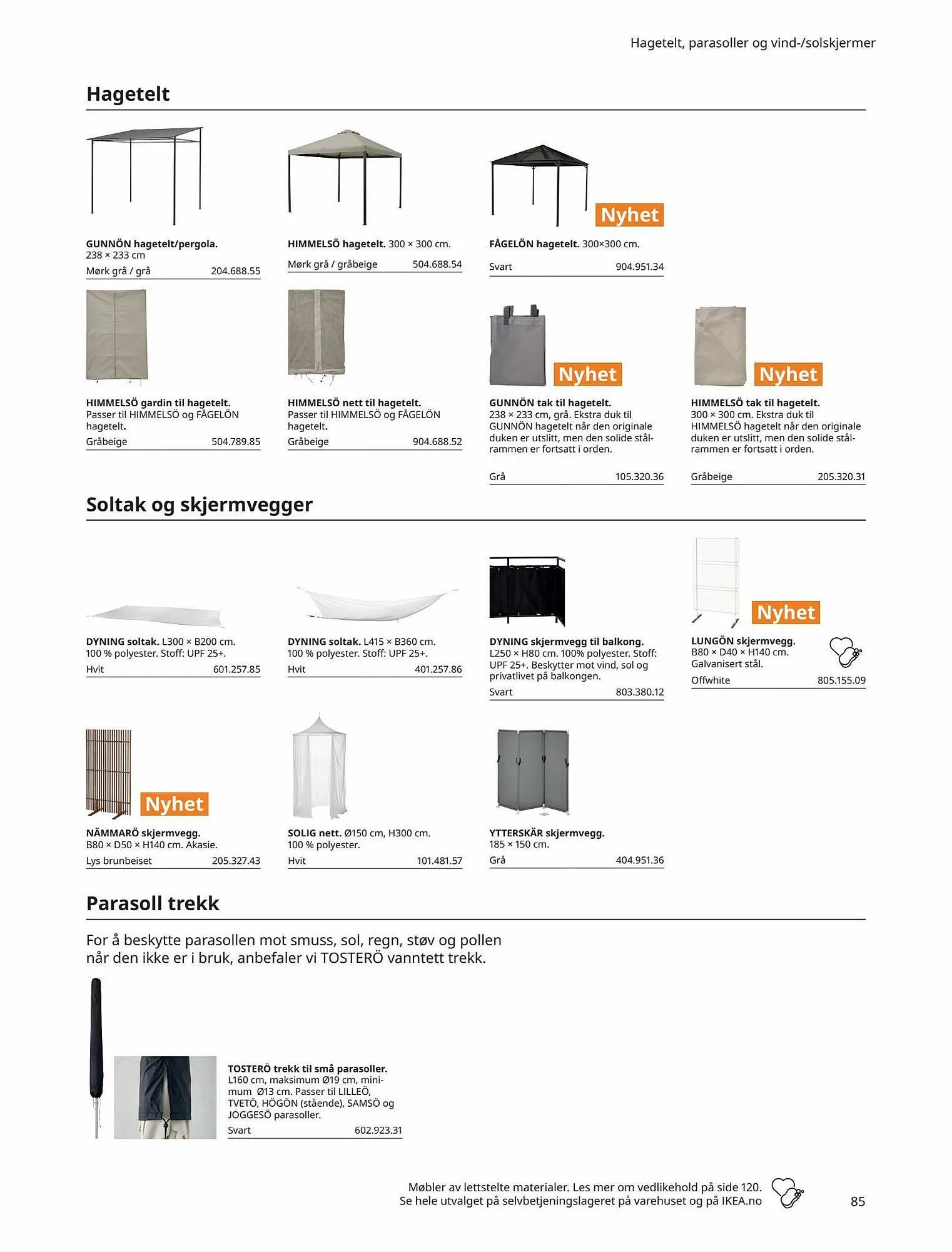 IKEA Kundeavis fra 5. mai til 31. august 2023 - kundeavisside 85