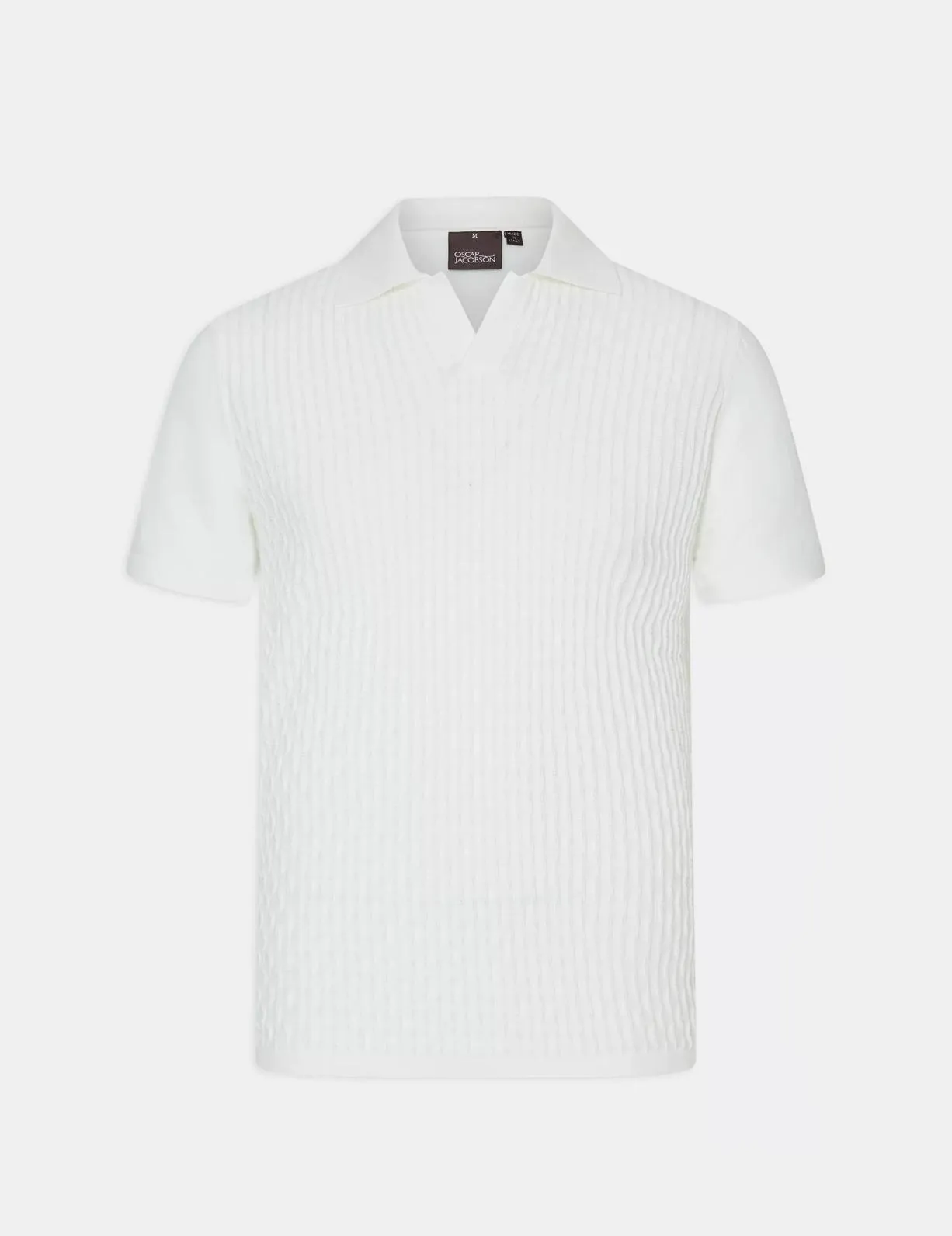 Mike Structured Polo Shirt Snow White