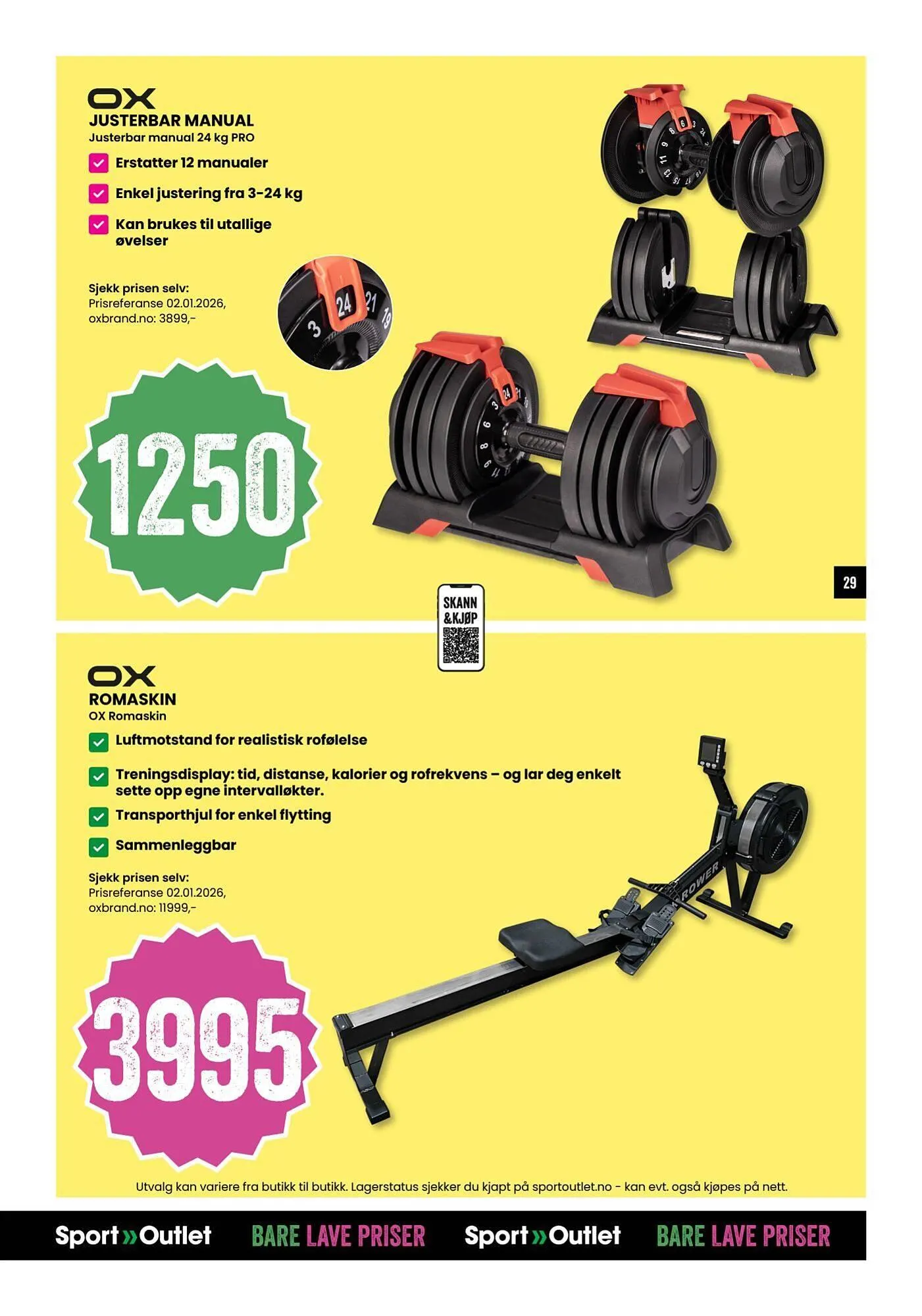 Sport Outlet kundeavis fra 20. januar til 2. februar 2026 - kundeavisside 29