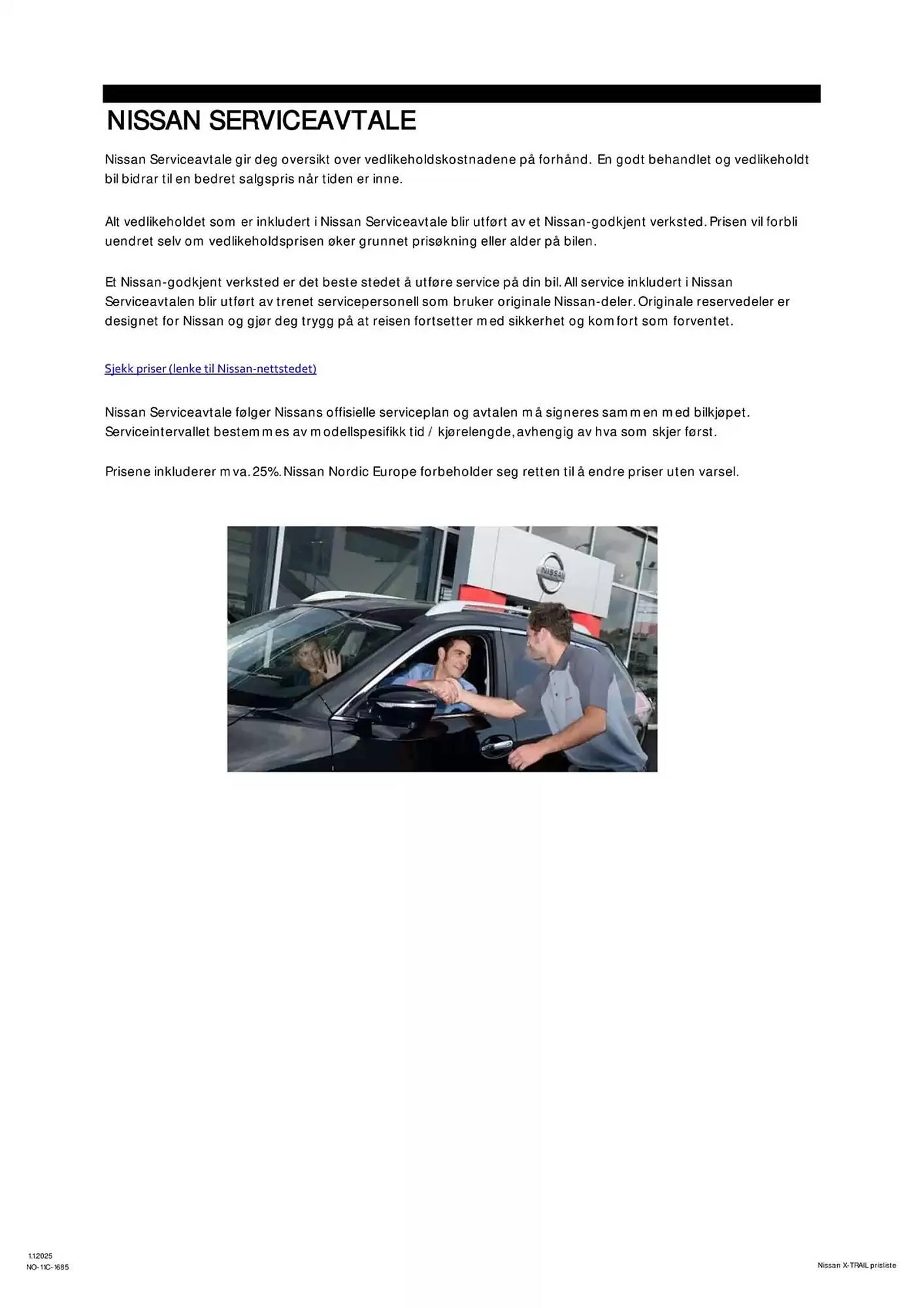 Nissan Kundeavis fra 28. desember til 28. desember 2025 - kundeavisside 16