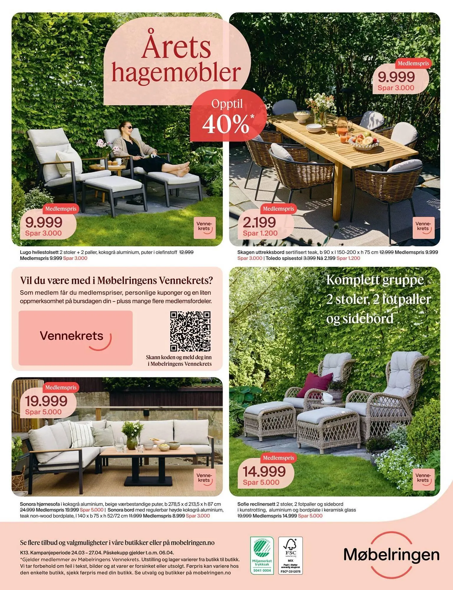 Møbelringen kundeavis fra 24. mars til 28. april 2026 - kundeavisside 16