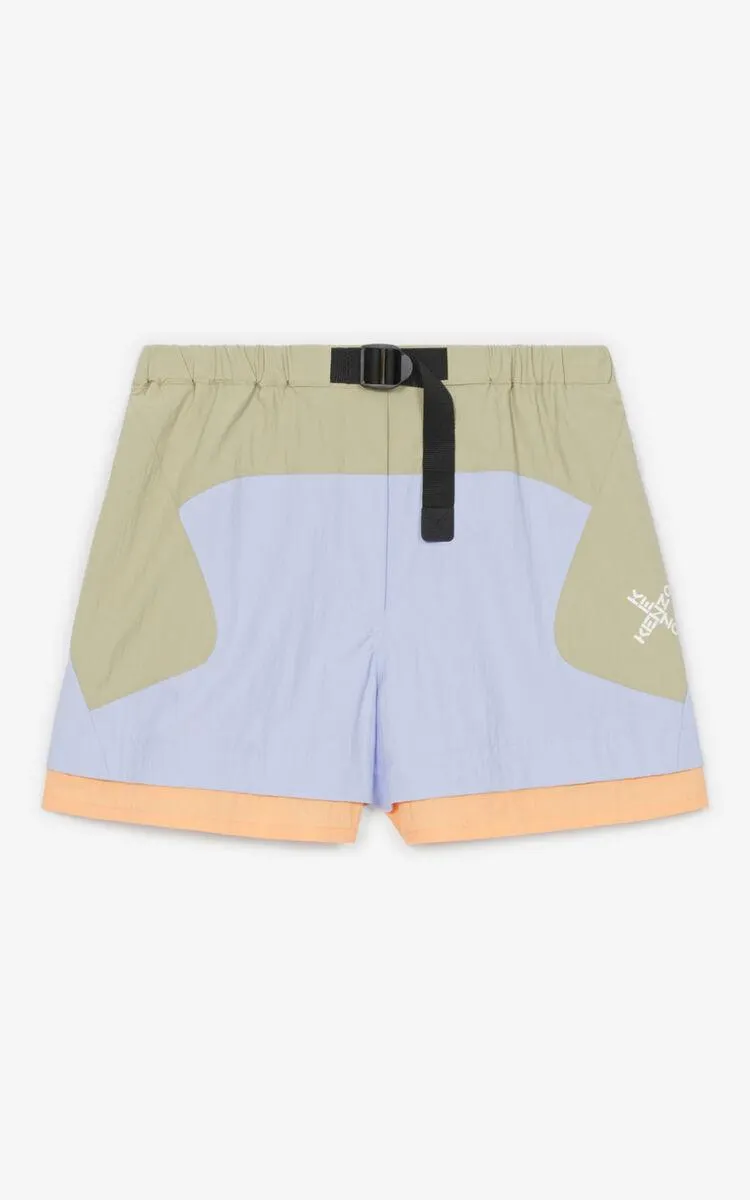 Kenzo Sport ‘Little X’ Belted Shorts – Flerfarget