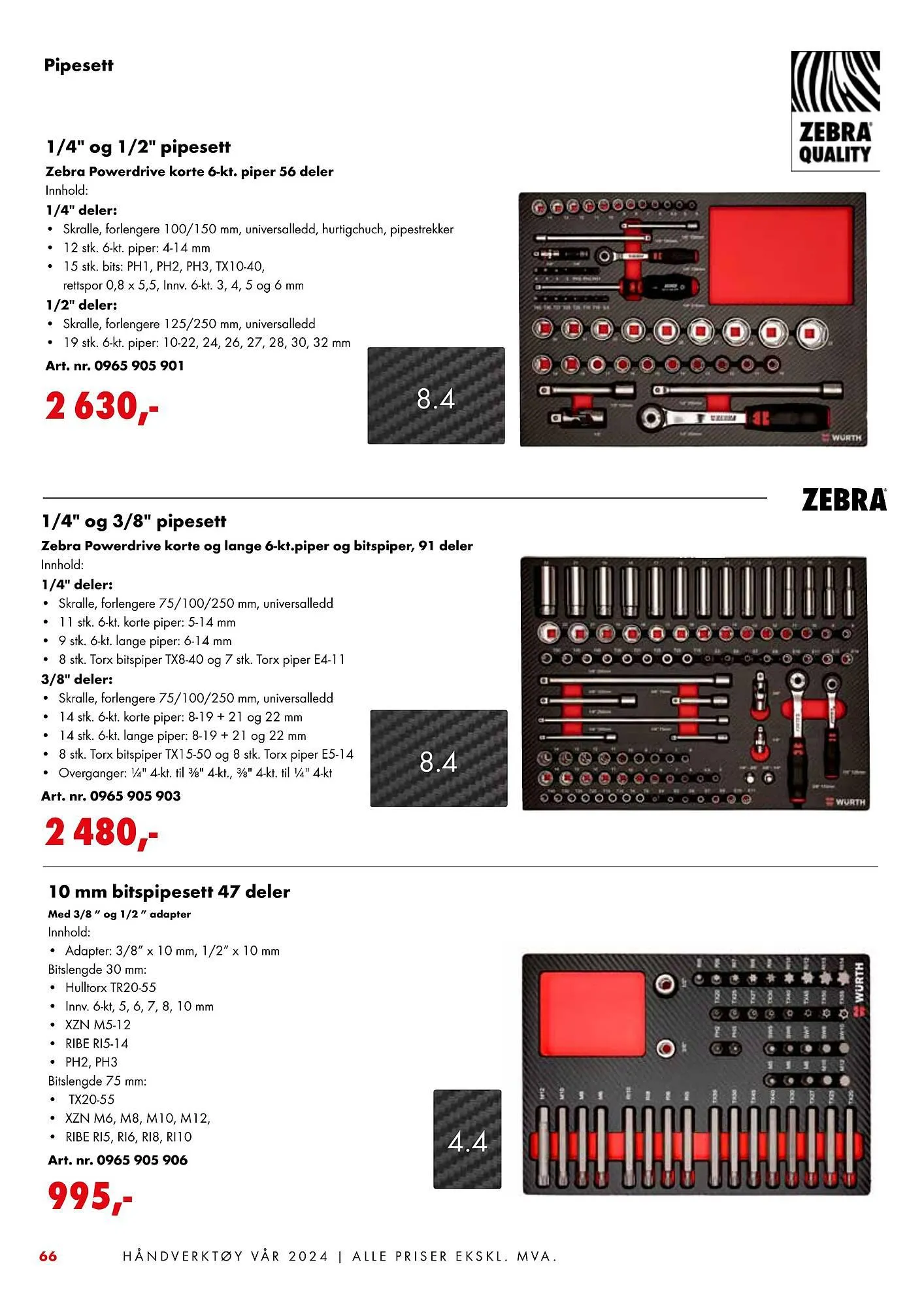 Würth Kundeavis fra 5. februar til 2. juni 2024 - kundeavisside 66