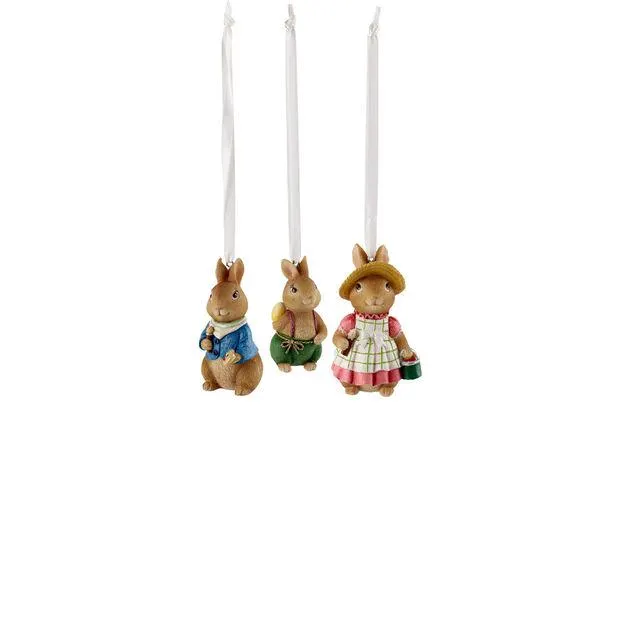 Bunny Tales tree decoration set, 3 pieces, Bunnies