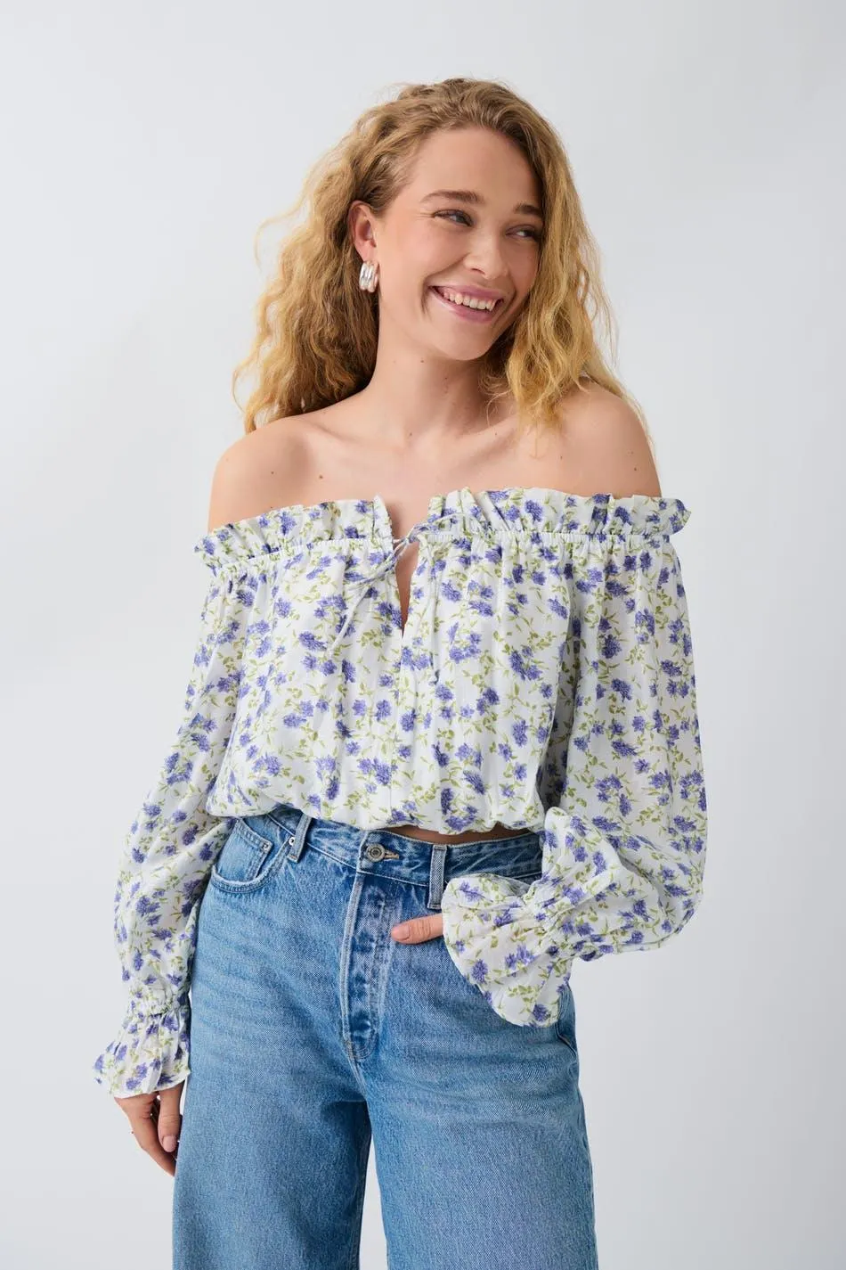 Off shoulder blouse
