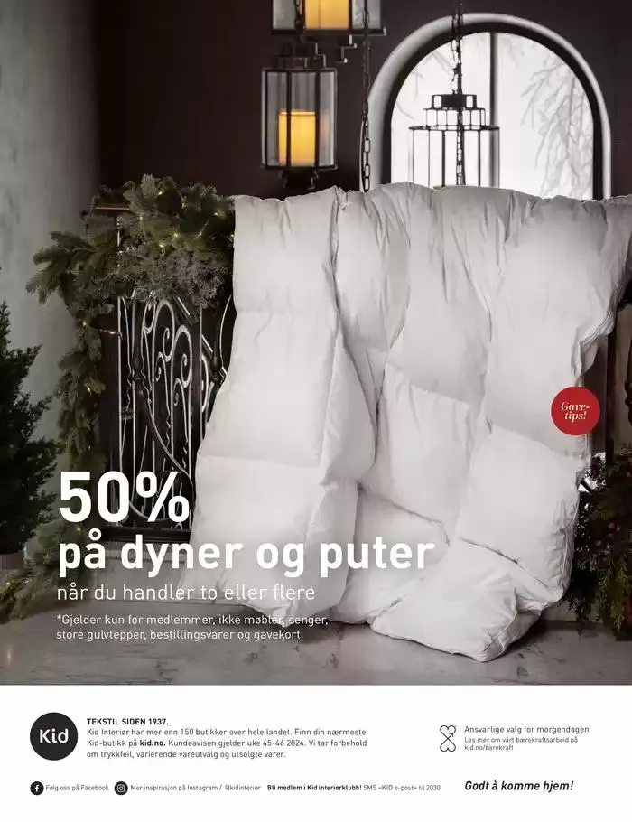 Kid interiør Kundeavis fra 18. november til 2. desember 2024 - kundeavisside 12
