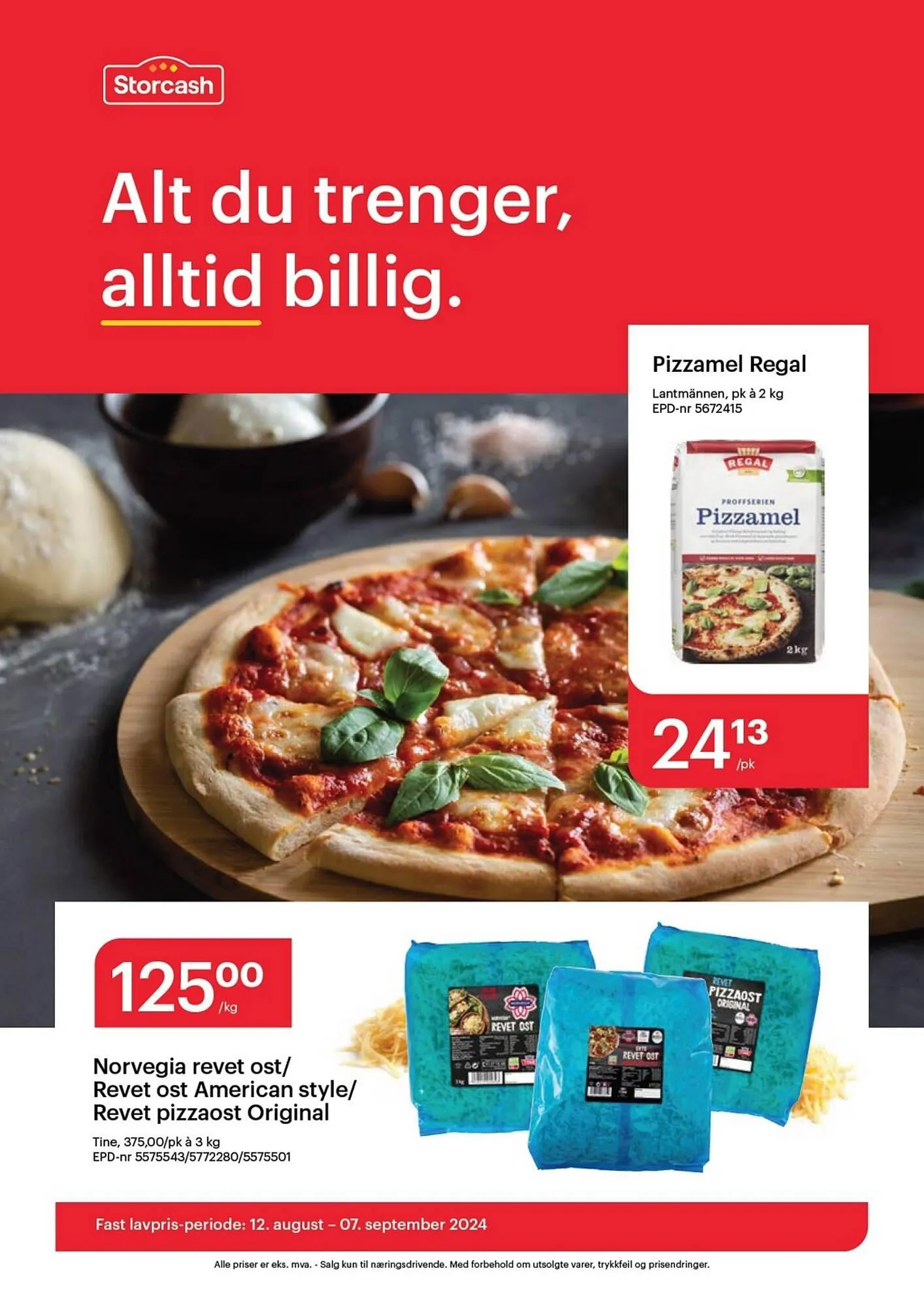 Storcash Kundeavis fra 26. august til 7. september 2024 - kundeavisside 1