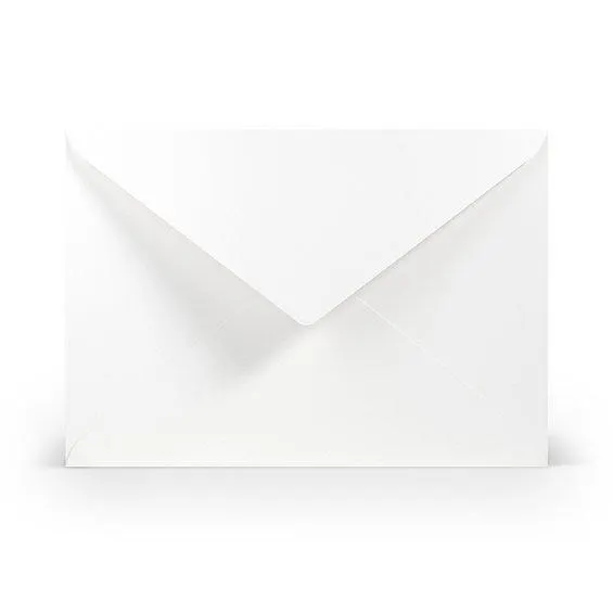 Konvolutt C5 5 stk. hvit