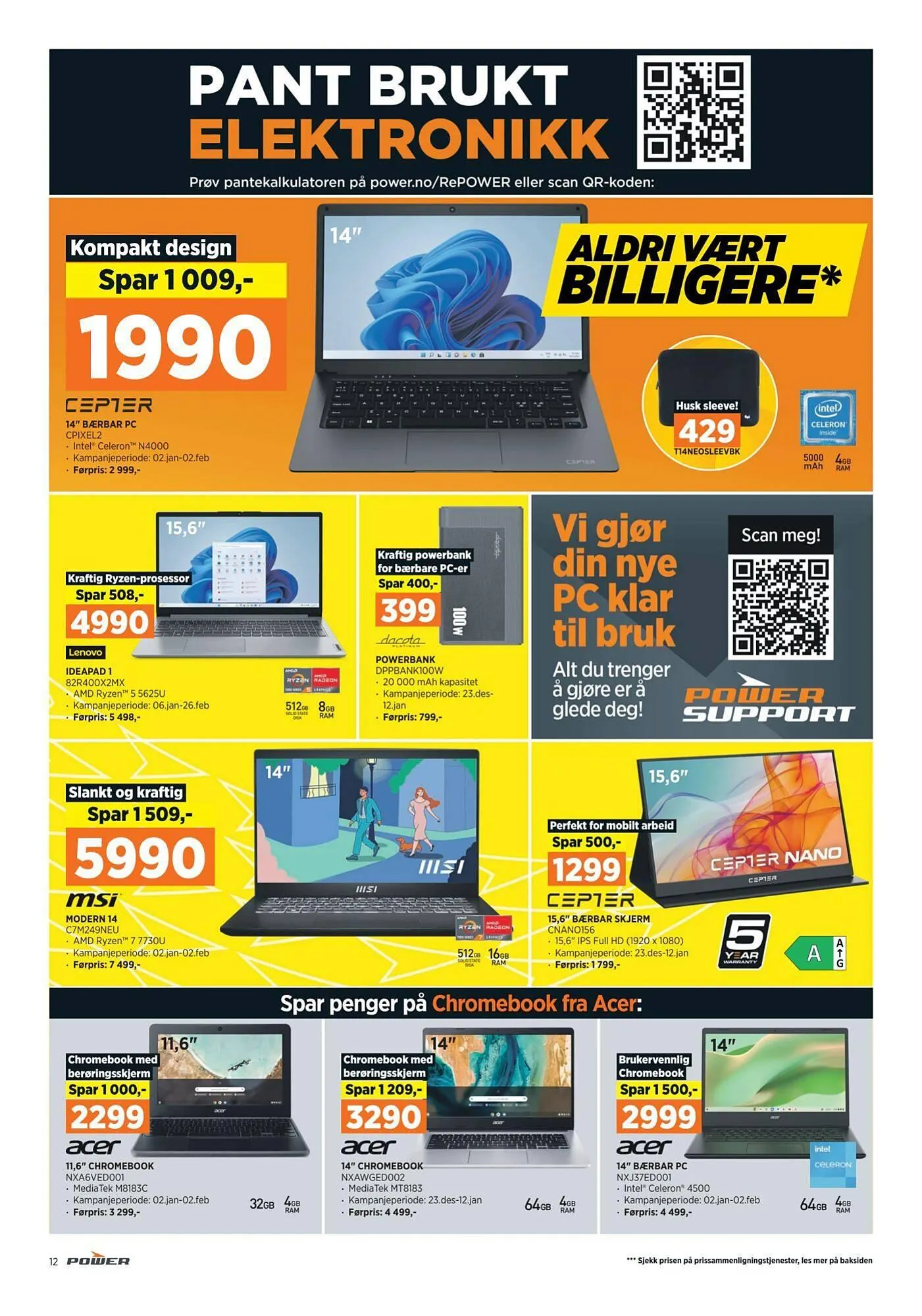 POWER Kundeavis fra 5. januar til 12. januar 2025 - kundeavisside 12