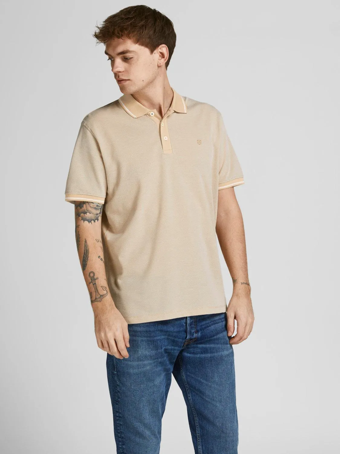 Plain Spredt krage Polo