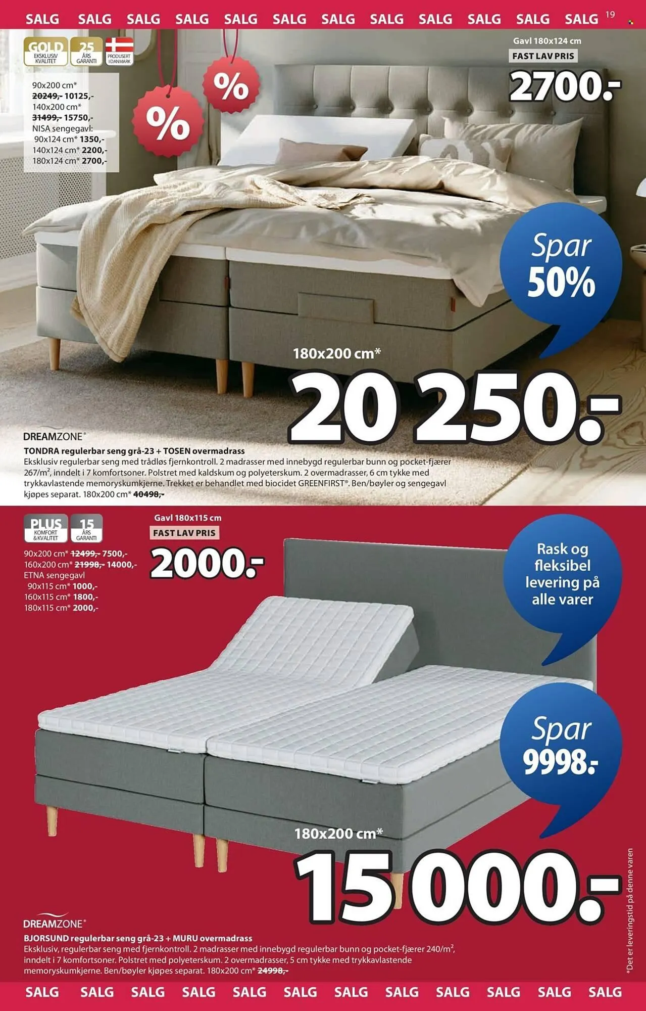 JYSK kundeavis fra 24. desember til 10. januar 2026 - kundeavisside 19