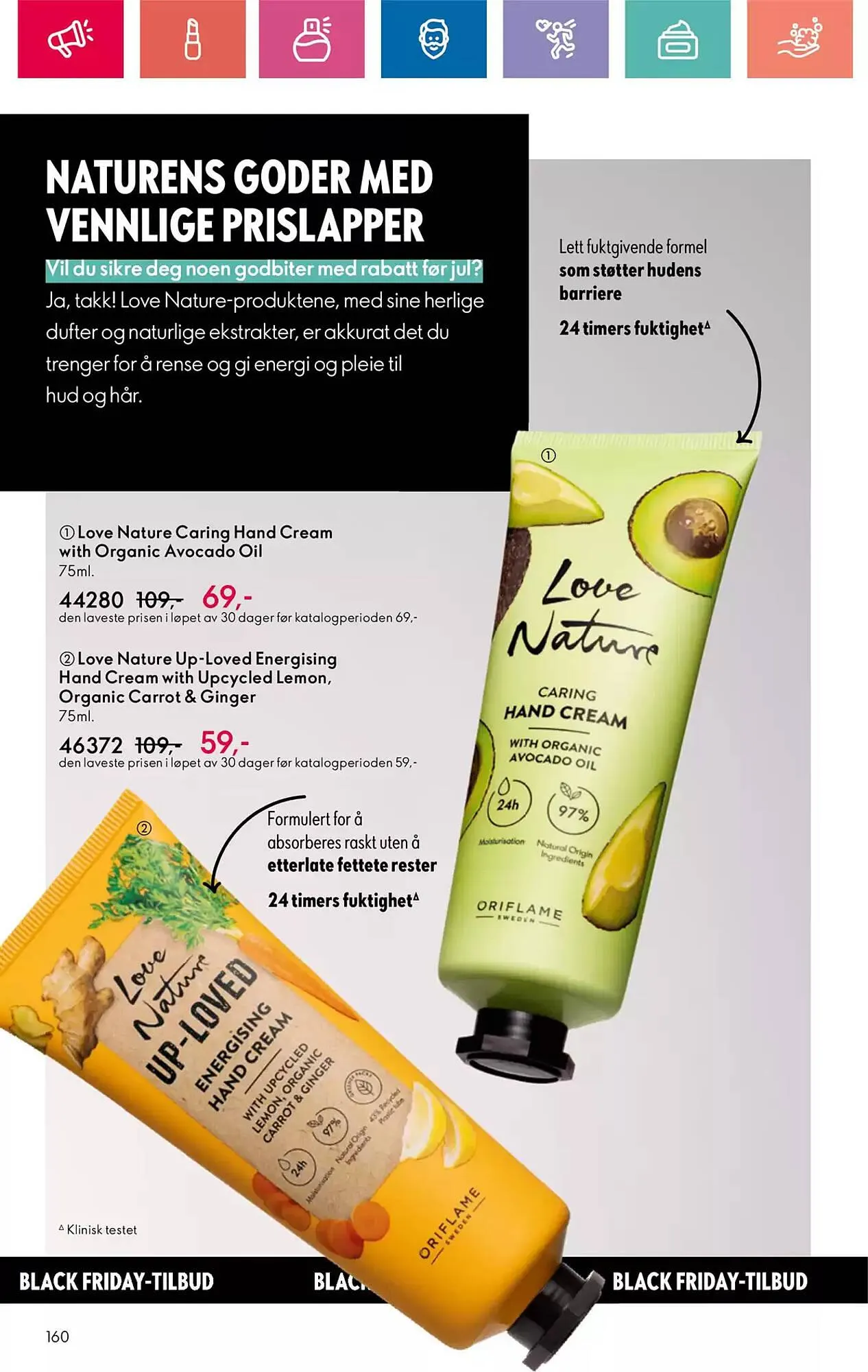 Oriflame Kundeavis fra 14. november til 4. desember 2024 - kundeavisside 160