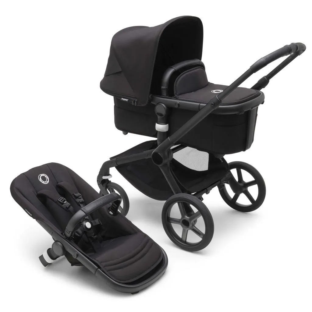 Fox 5 Complete Barnevogn Black/Midnight Black