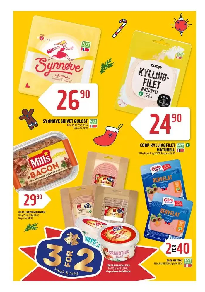 Stort utvalg av tilbud fra 25. november til 8. desember 2024 - kundeavisside 4