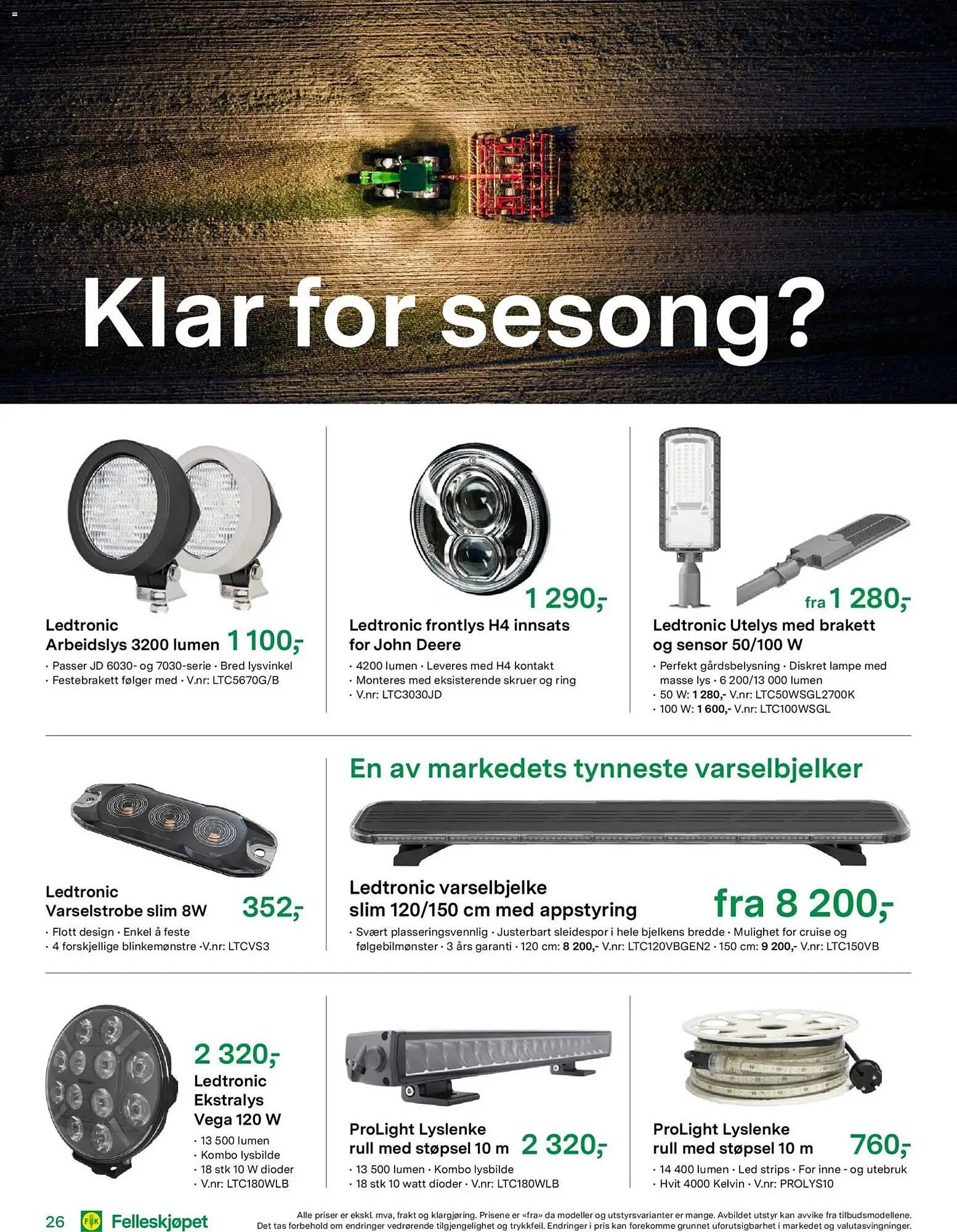 Felleskjøpet kundeavis fra 22. april til 3. januar 2027 - kundeavisside 26