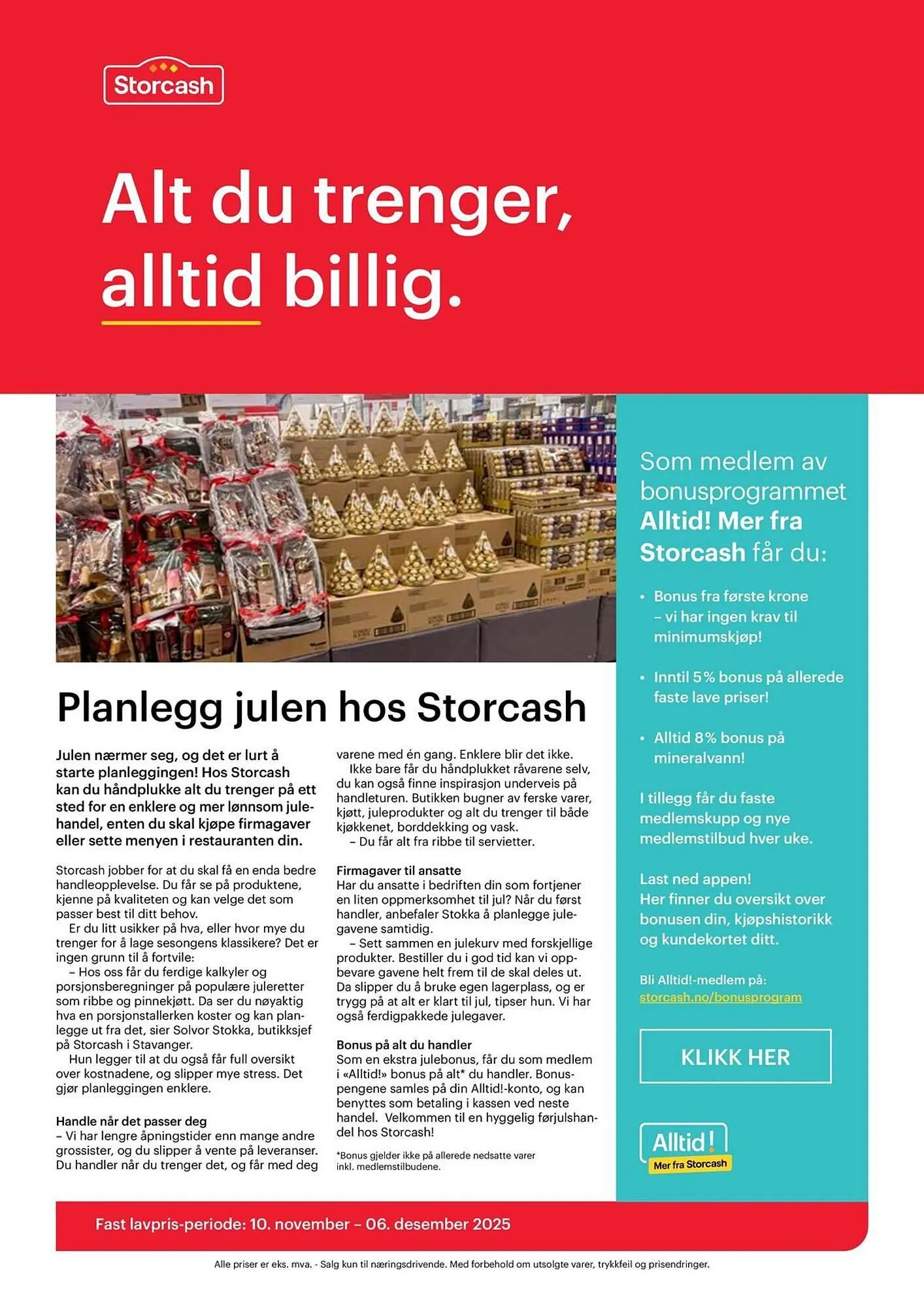 Storcash kundeavis fra 10. november til 6. desember 2025 - kundeavisside 26