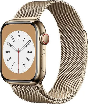 Apple Watch Series 8 Rustfritt stål med Milanese Loop