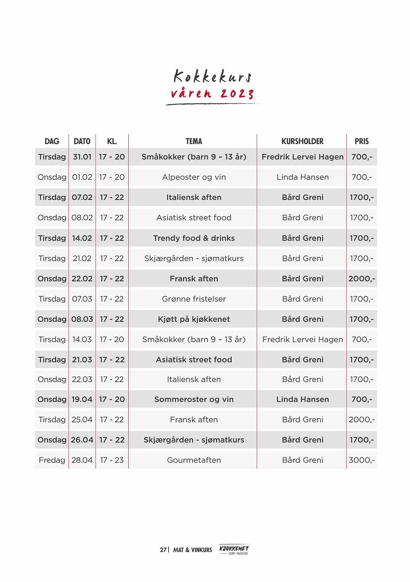 Jacobs Kundeavis fra 24. august til 31. august 2023 - kundeavisside 27